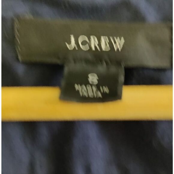 J. Crew Dark Blue Dress with Bright Red Embroidery Size S - Picture 10 of 10